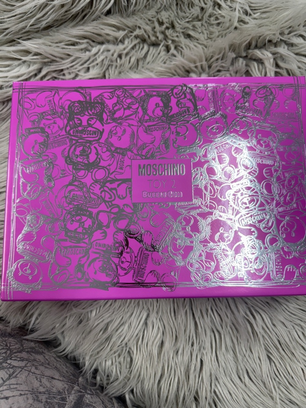 Moschino Bright Pink Toy 2 Bubble Gum Collector Box